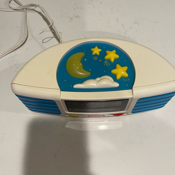 Vintage 1997 Playskool Sleepy Sounds Lullaby PS-370 Alarm Clock Radio Works - Picture 2 of 4